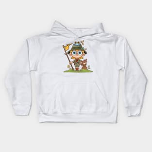 Little Scout Girl Kids Hoodie